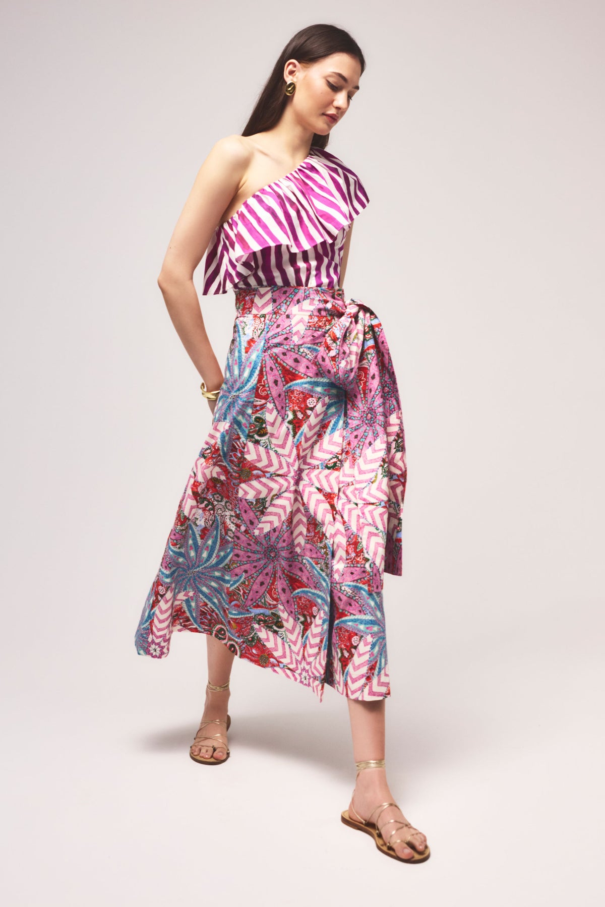 Estine Wrap Skirt in Arcadia