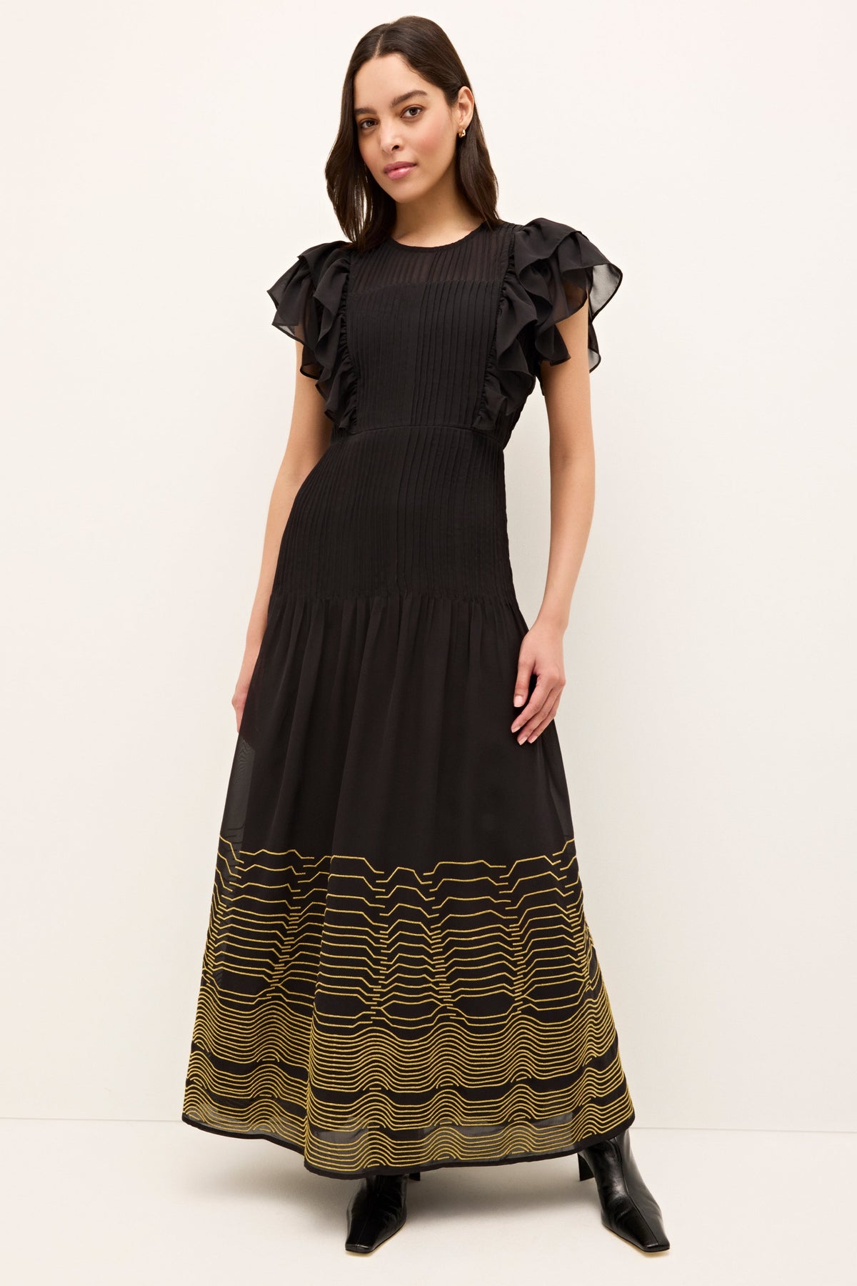 Winfrey Dress in Abyss