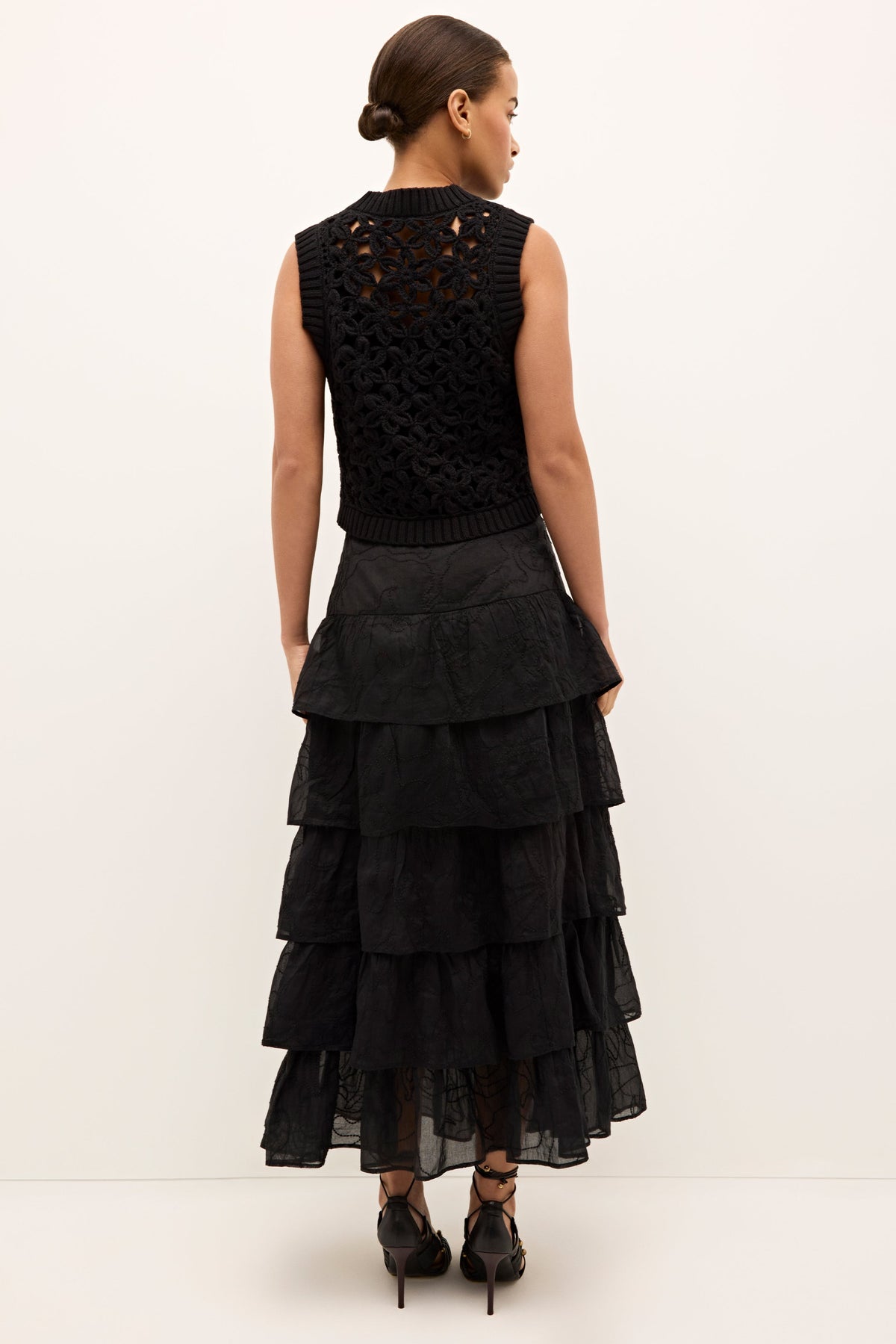 Thea Shell Top in Black