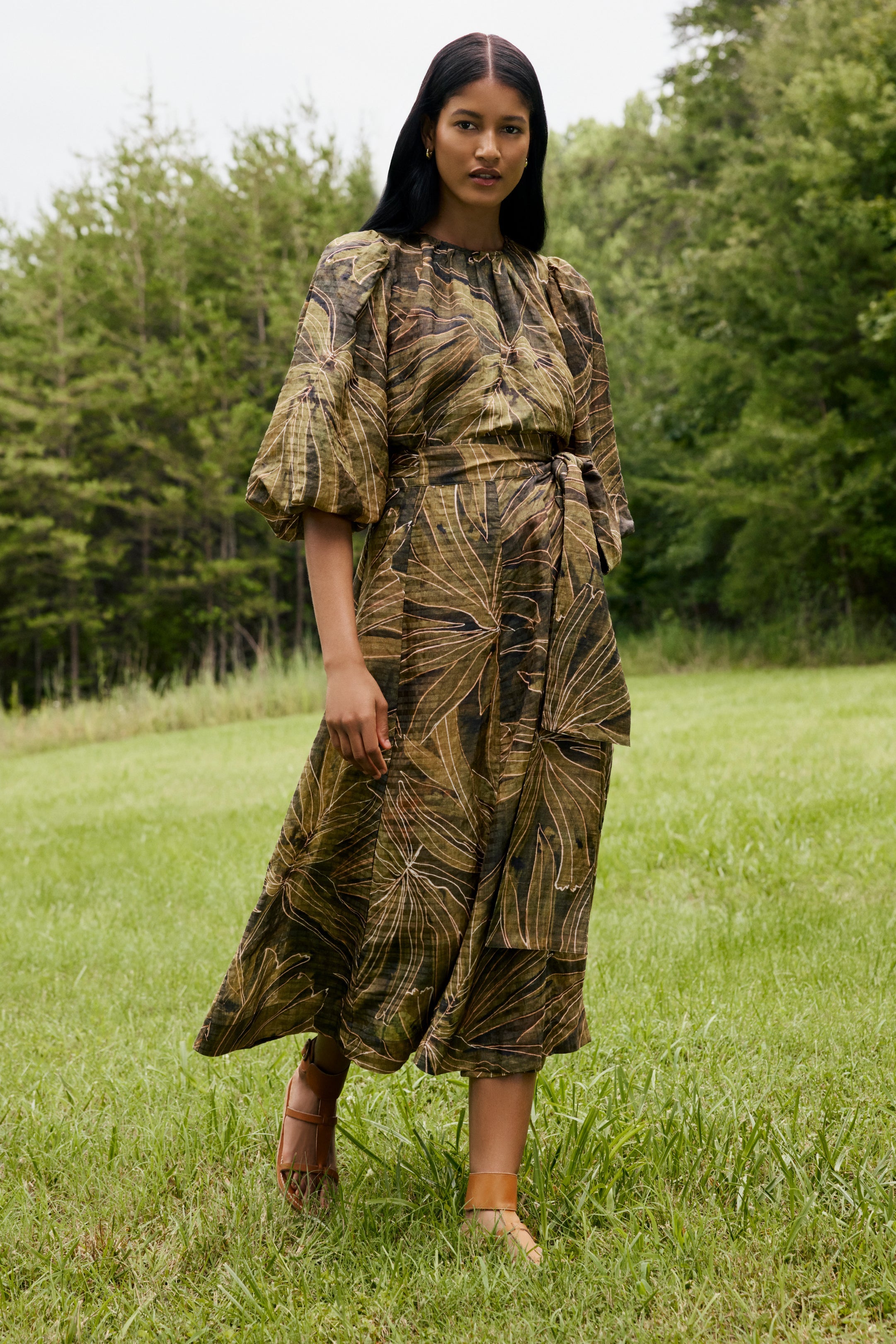 Estine Wrap Skirt in Canopy