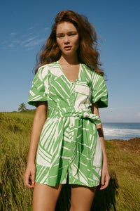 Devin Romper in Verdant