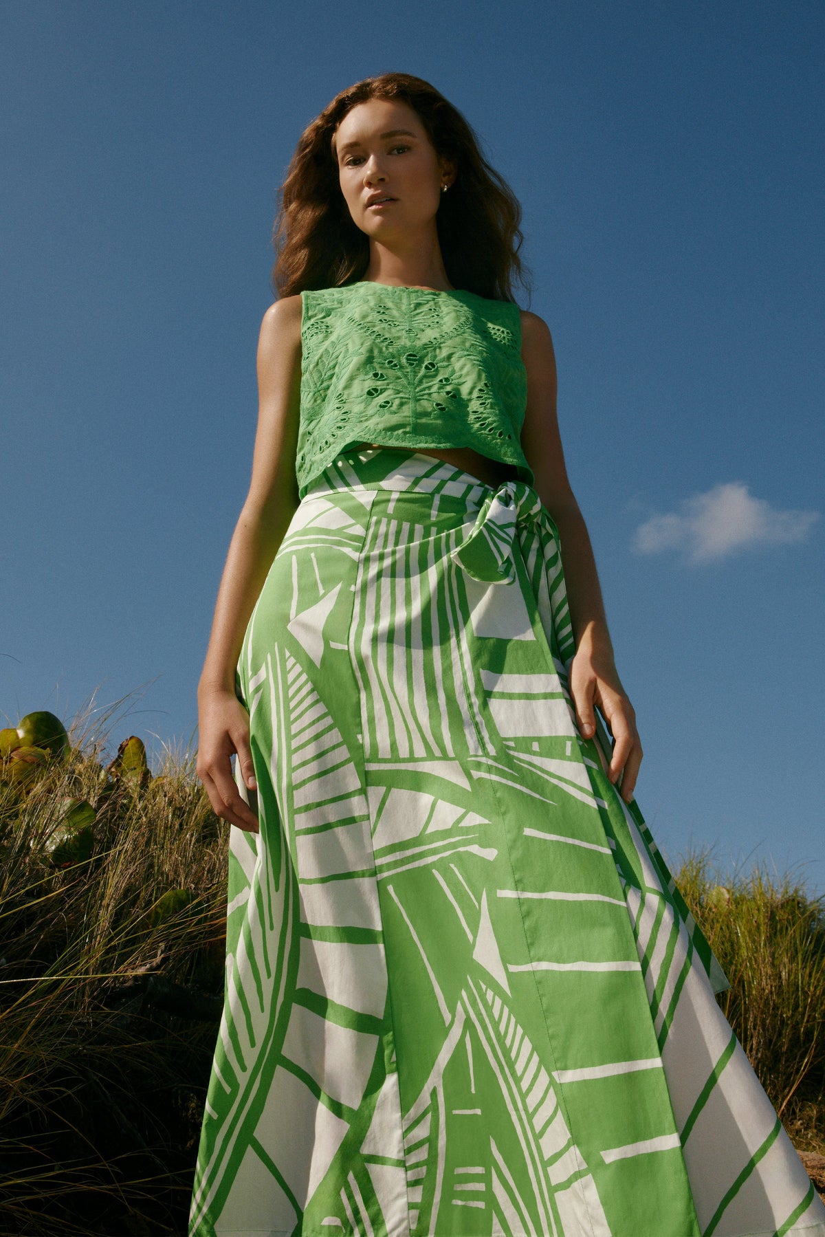 Estine Skirt in Verdant