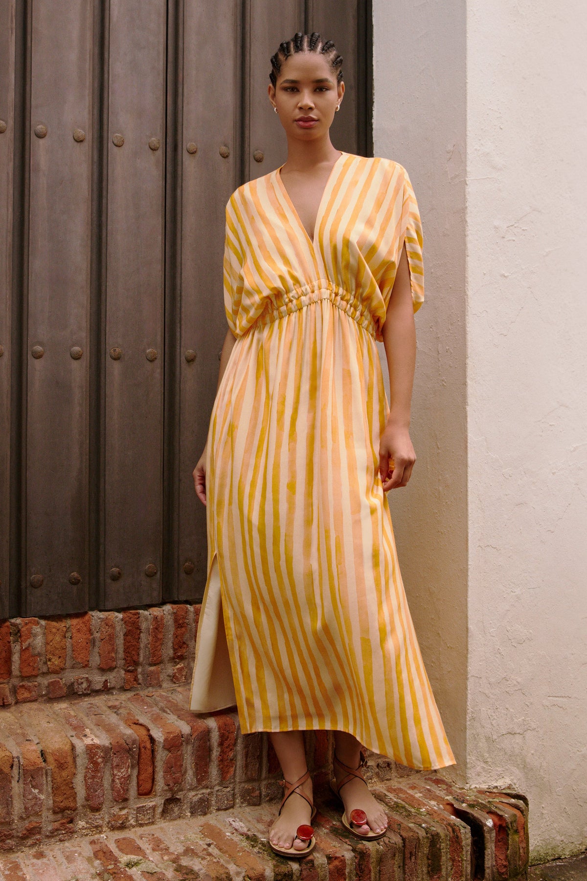 Venus Caftan in Clementine