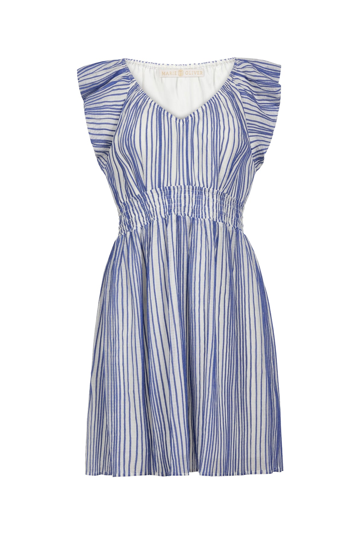 Emilia Dress in Dazzling Stripe