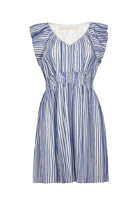 Emilia Dress in Dazzling Stripe