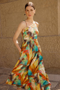 Selene Dress in Fauna
