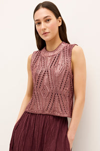 Mcguire Top in Rhodonite