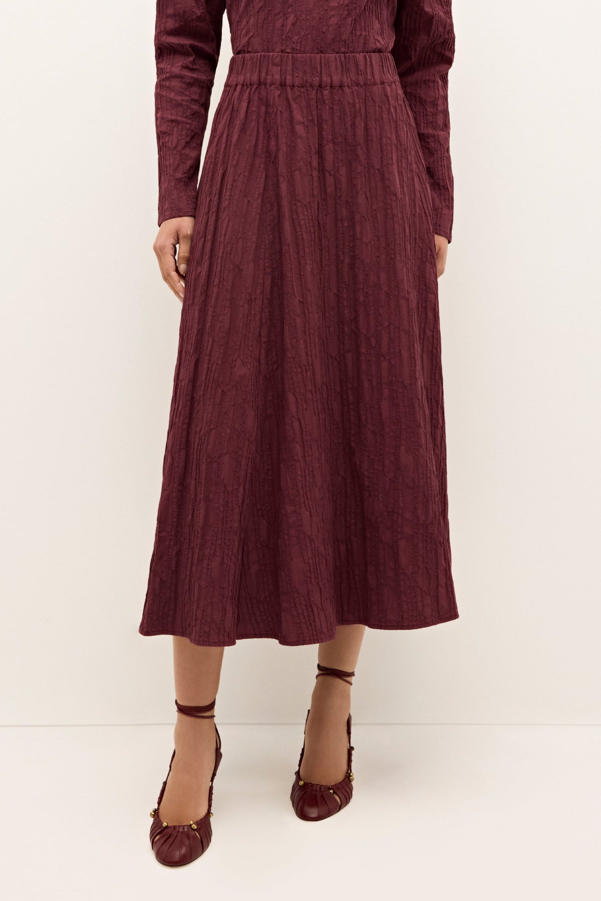 Sasha Skirt in Merlot