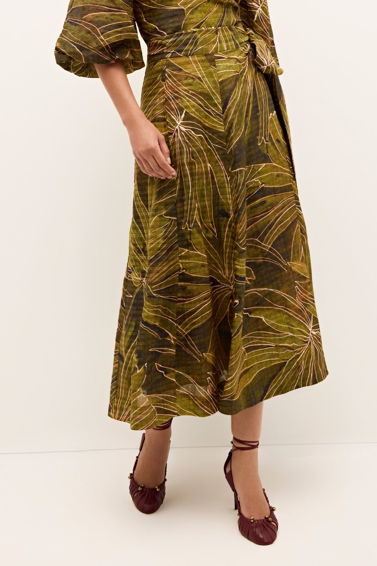 Estine Wrap Skirt in Canopy