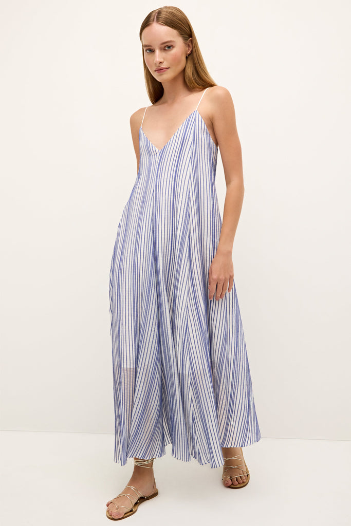 Levine Dress in Dazzling Stripe