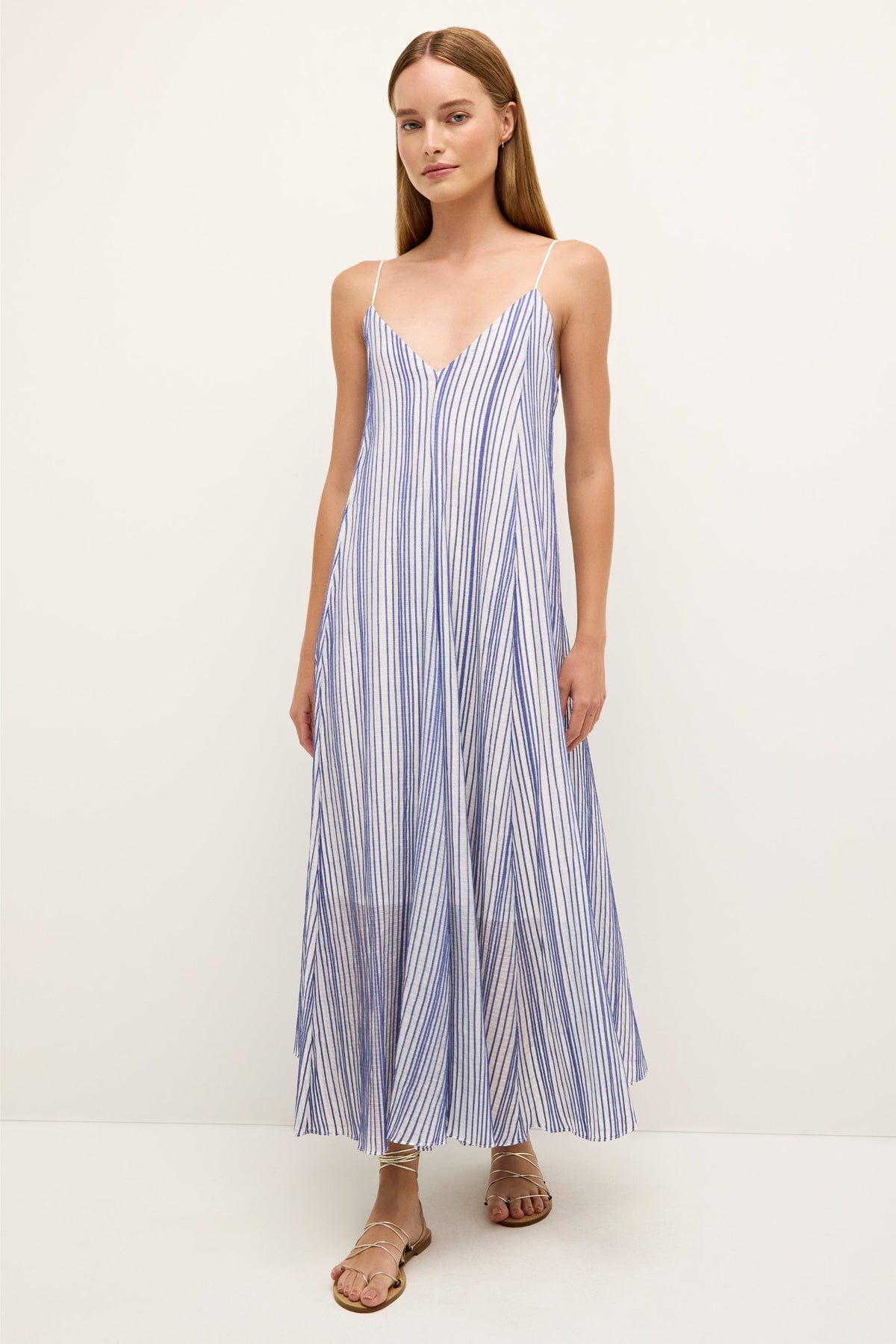 Levine Dress in Dazzling Stripe