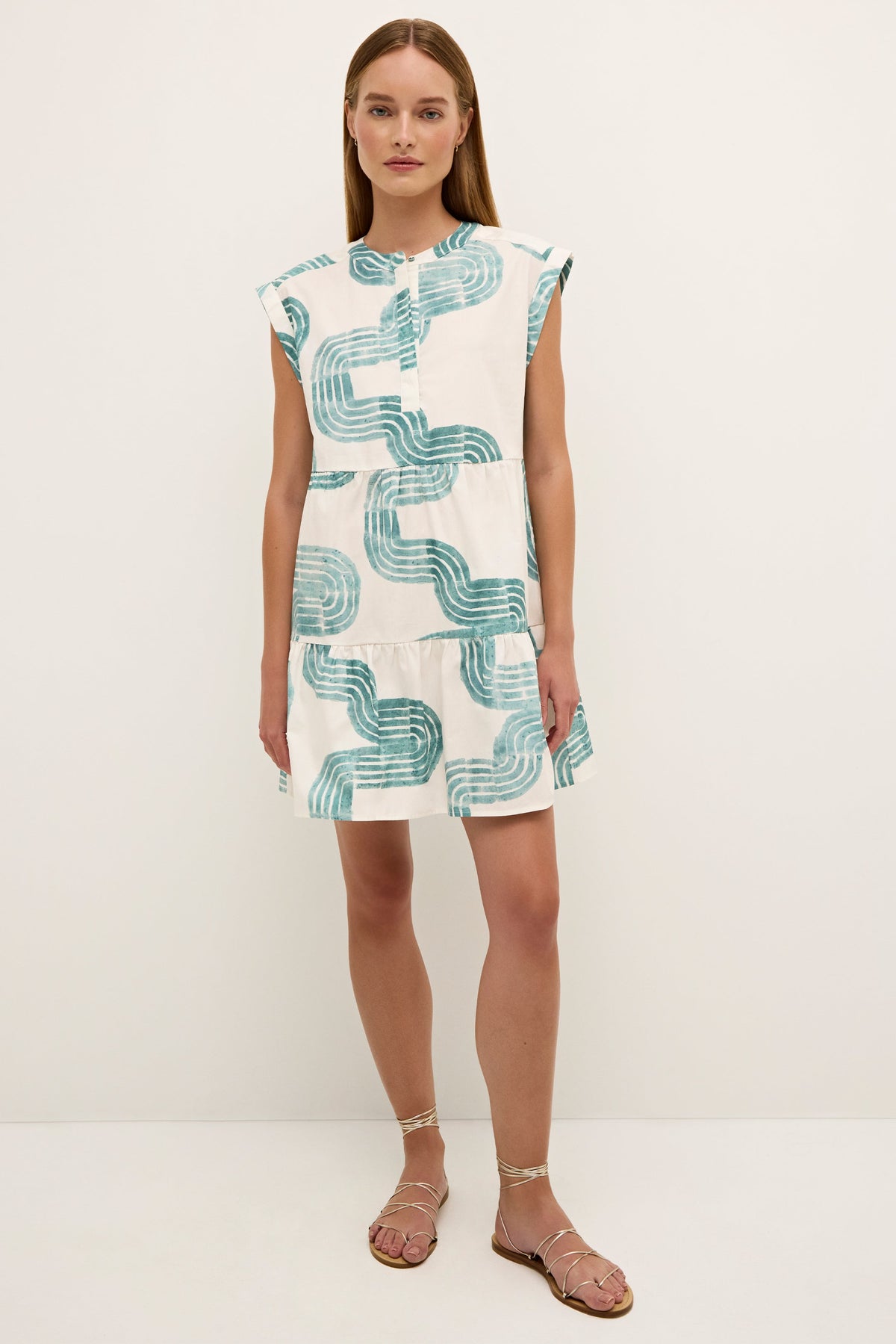 Lachlan Dress in Nile
