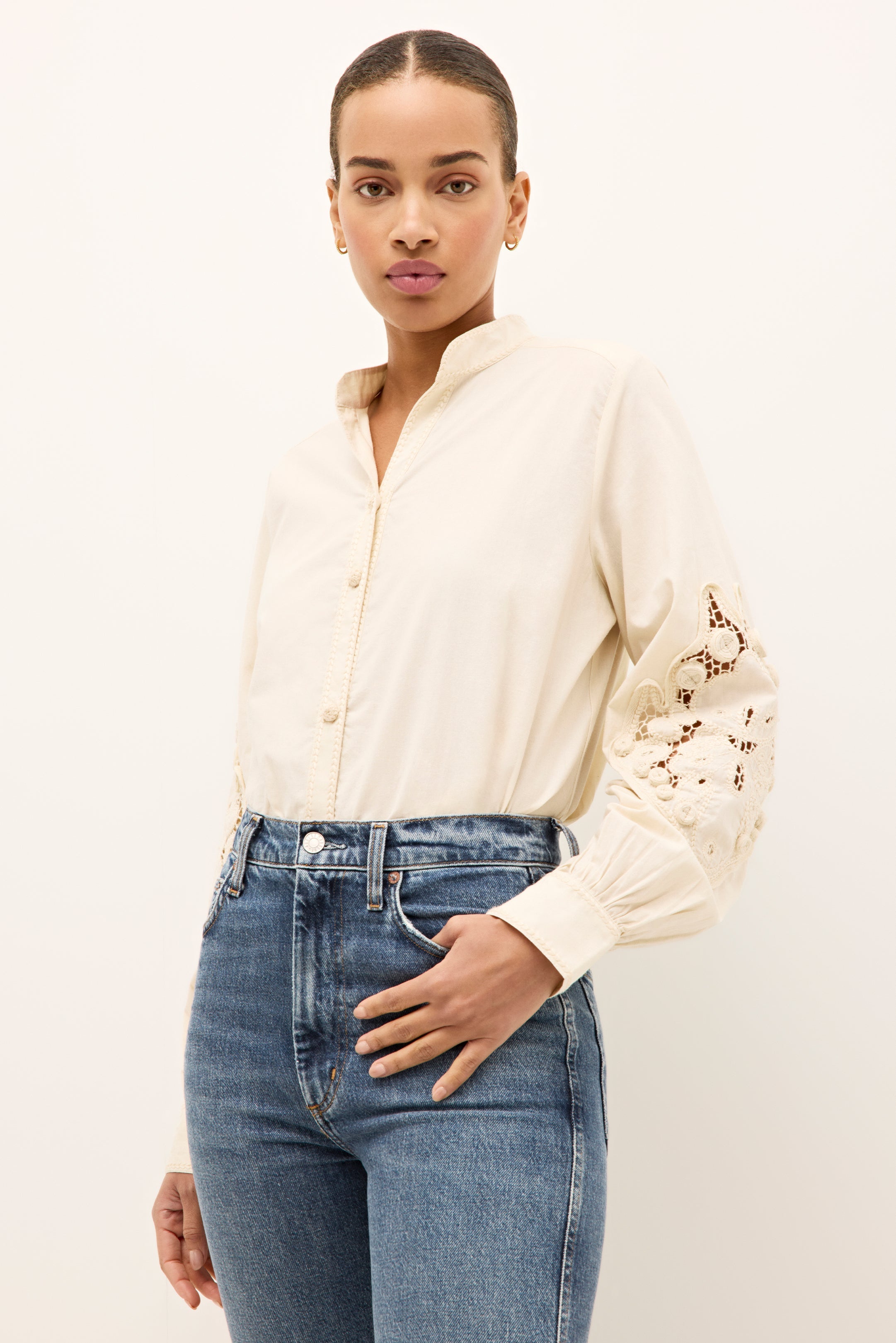 Alden Top in Alabaster