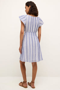 Emilia Dress in Dazzling Stripe