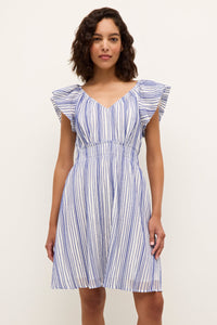 Emilia Dress in Dazzling Stripe