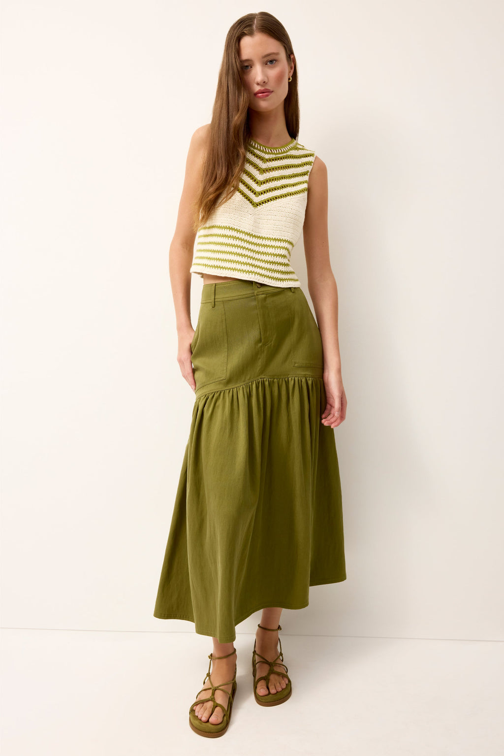 Sophie Skirt in Ivy