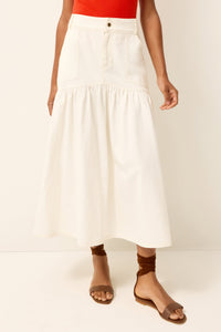 Sophie Skirt in Whitewash