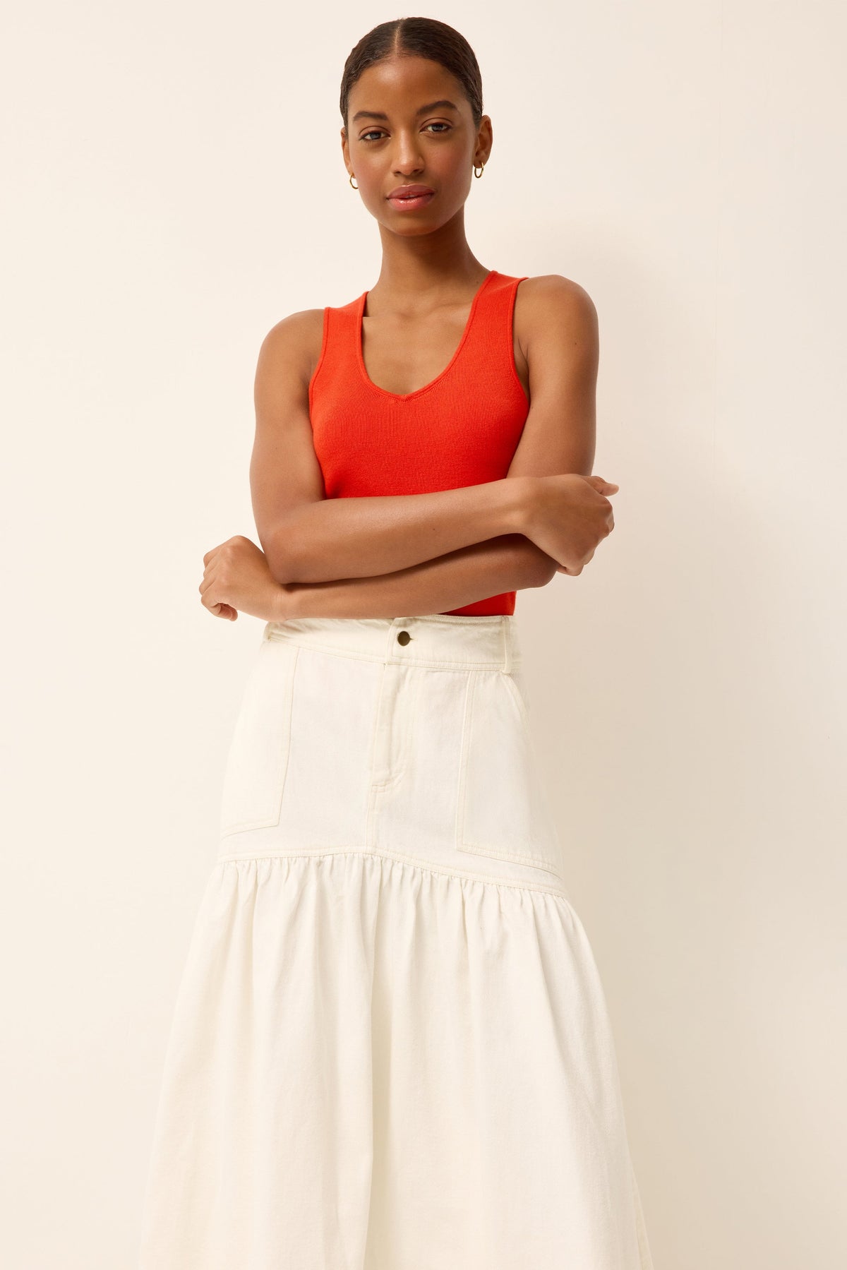 Sophie Skirt in Whitewash