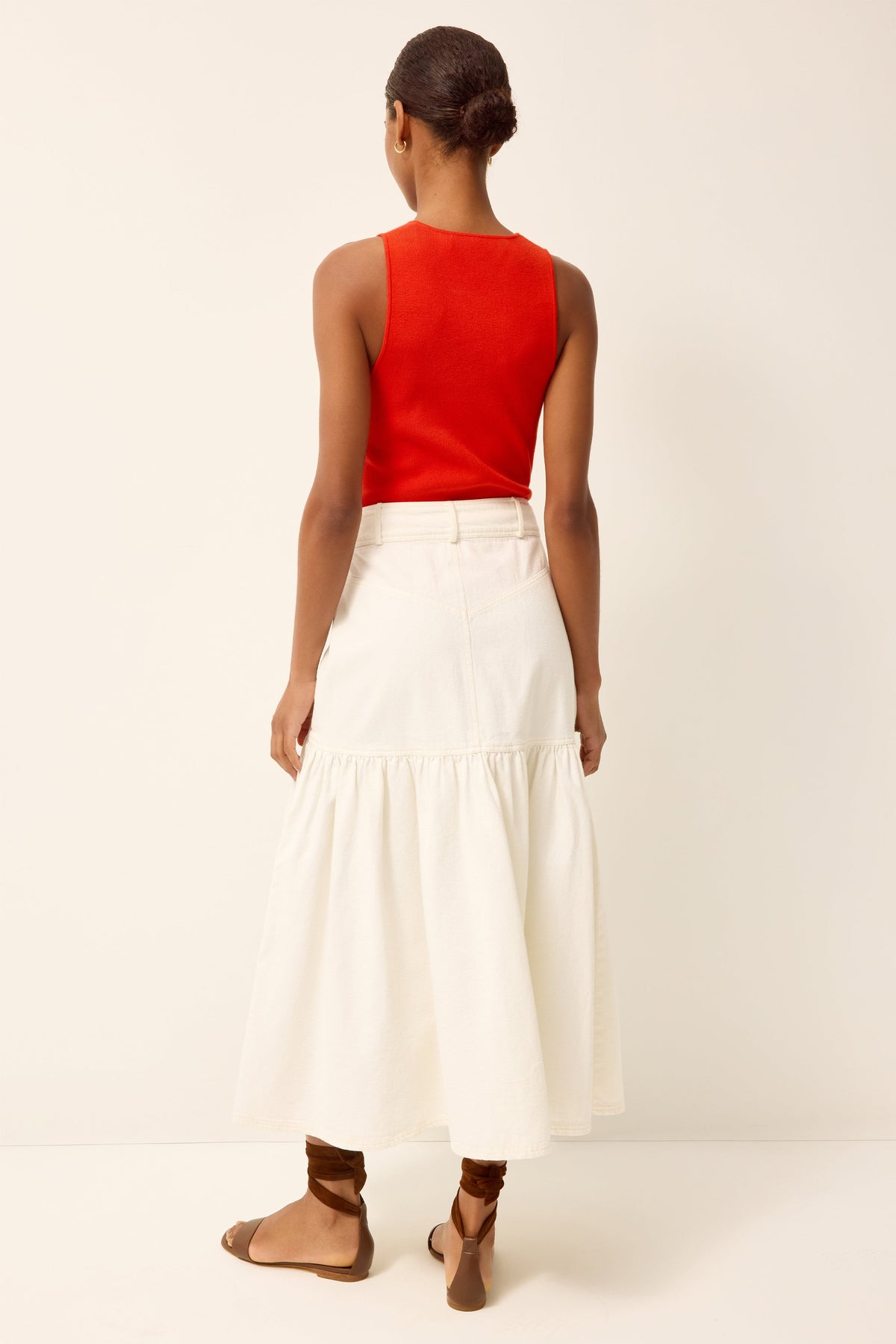 Sophie Skirt in Whitewash