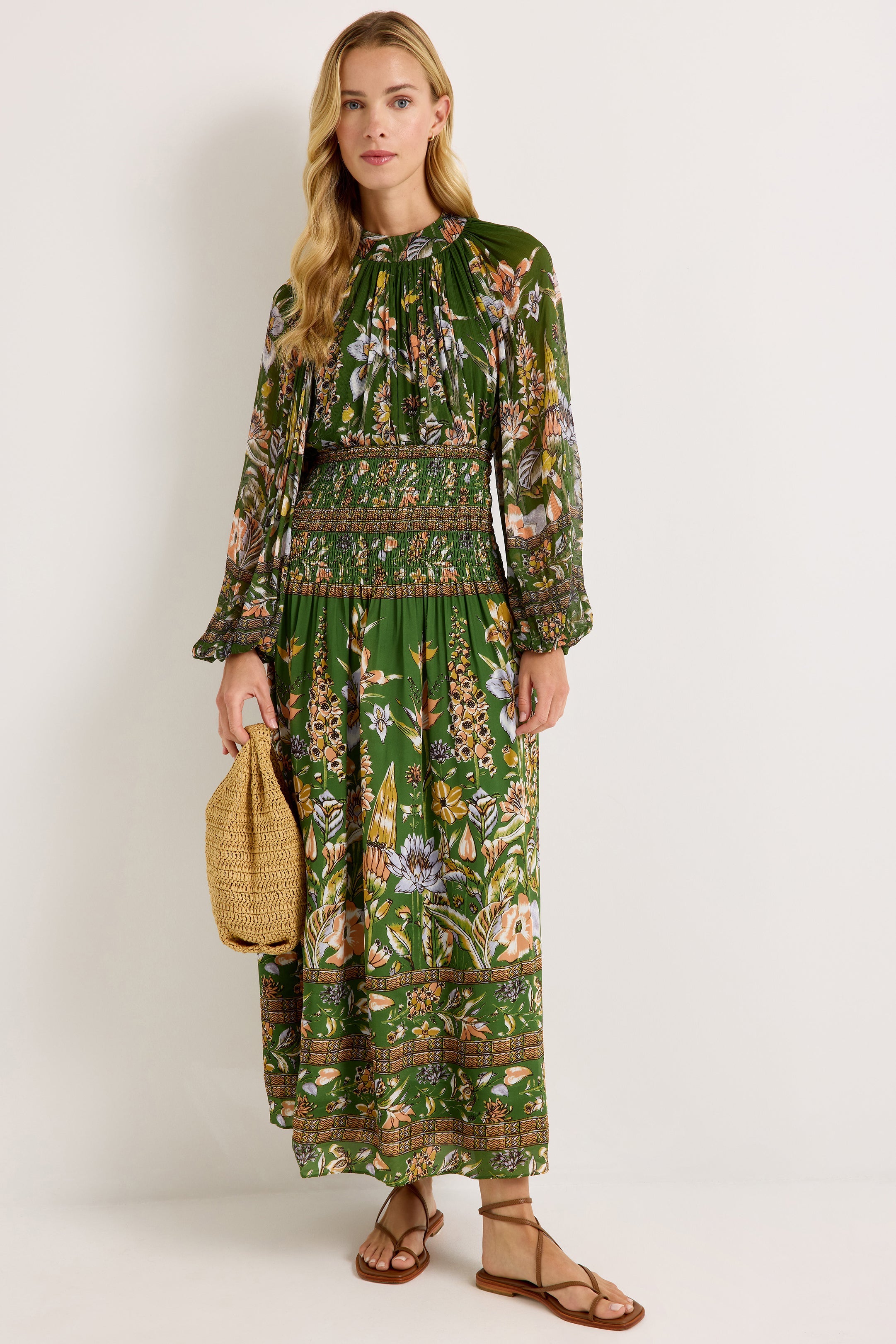 Stacie Skirt in Greenhouse