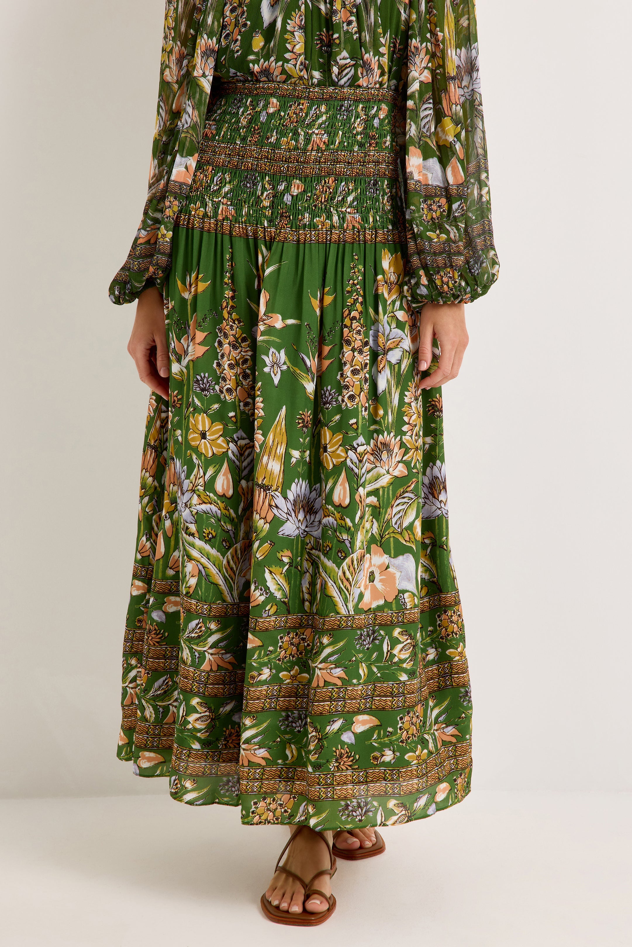 Stacie Skirt in Greenhouse