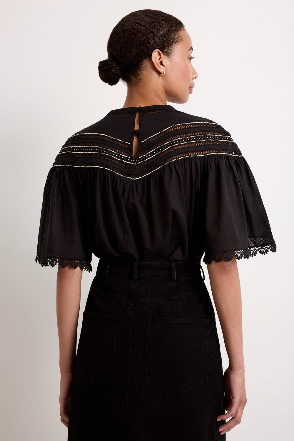 Tatiana Top in Caviar