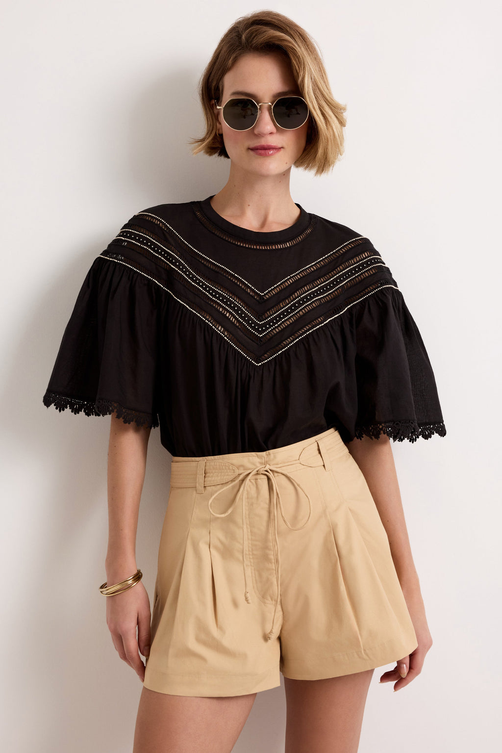 Tatiana Top in Caviar