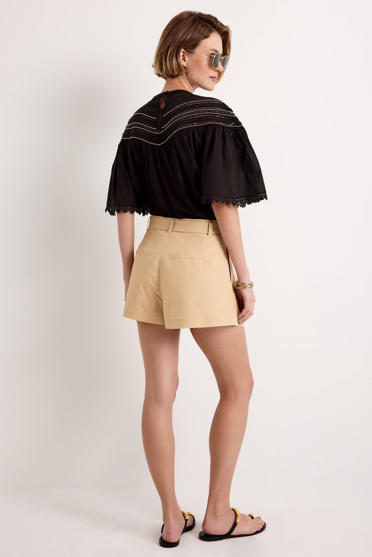 Tatiana Top in Caviar
