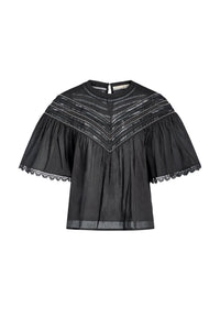 Tatiana Top in Caviar