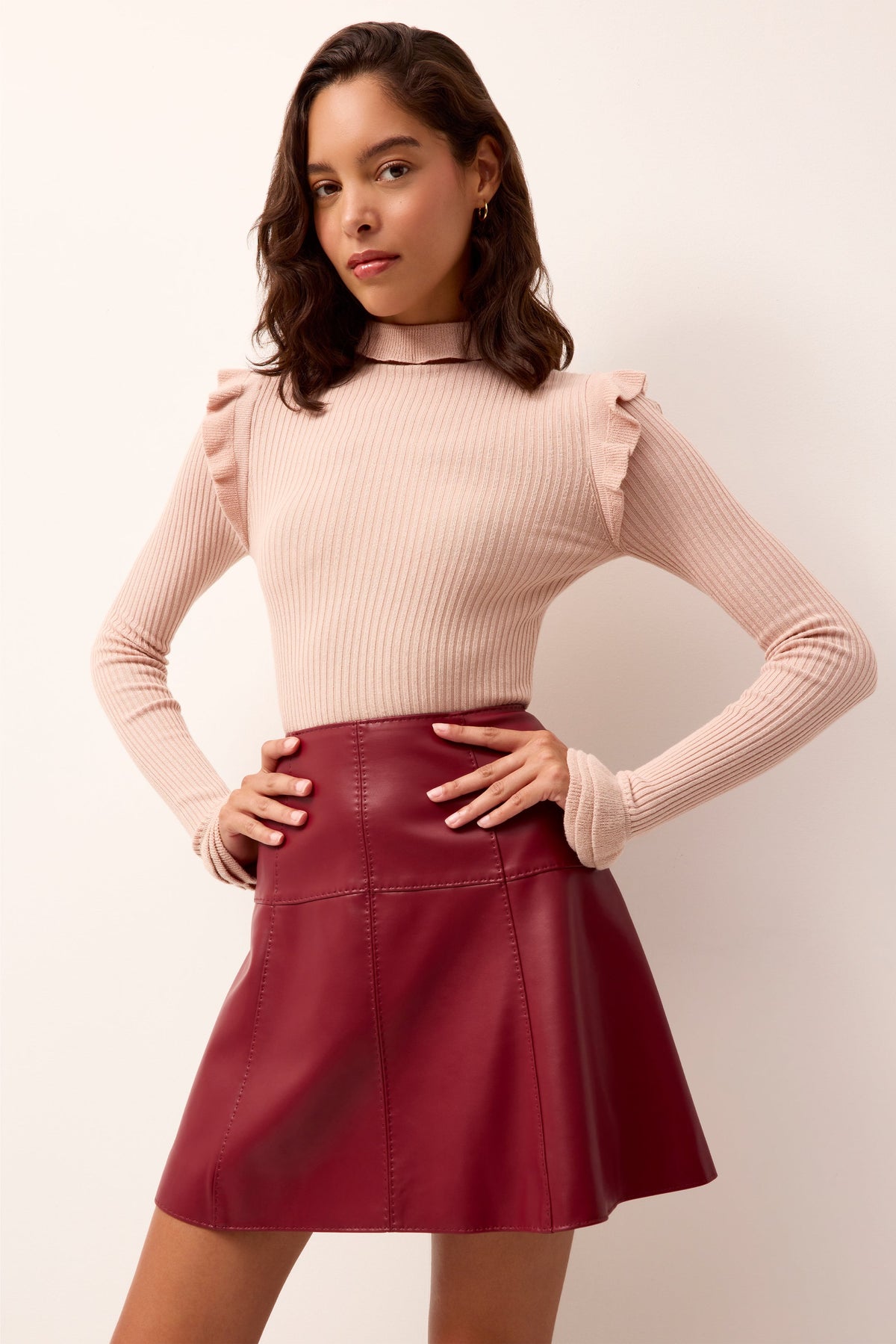 Crawford Skirt in Brick