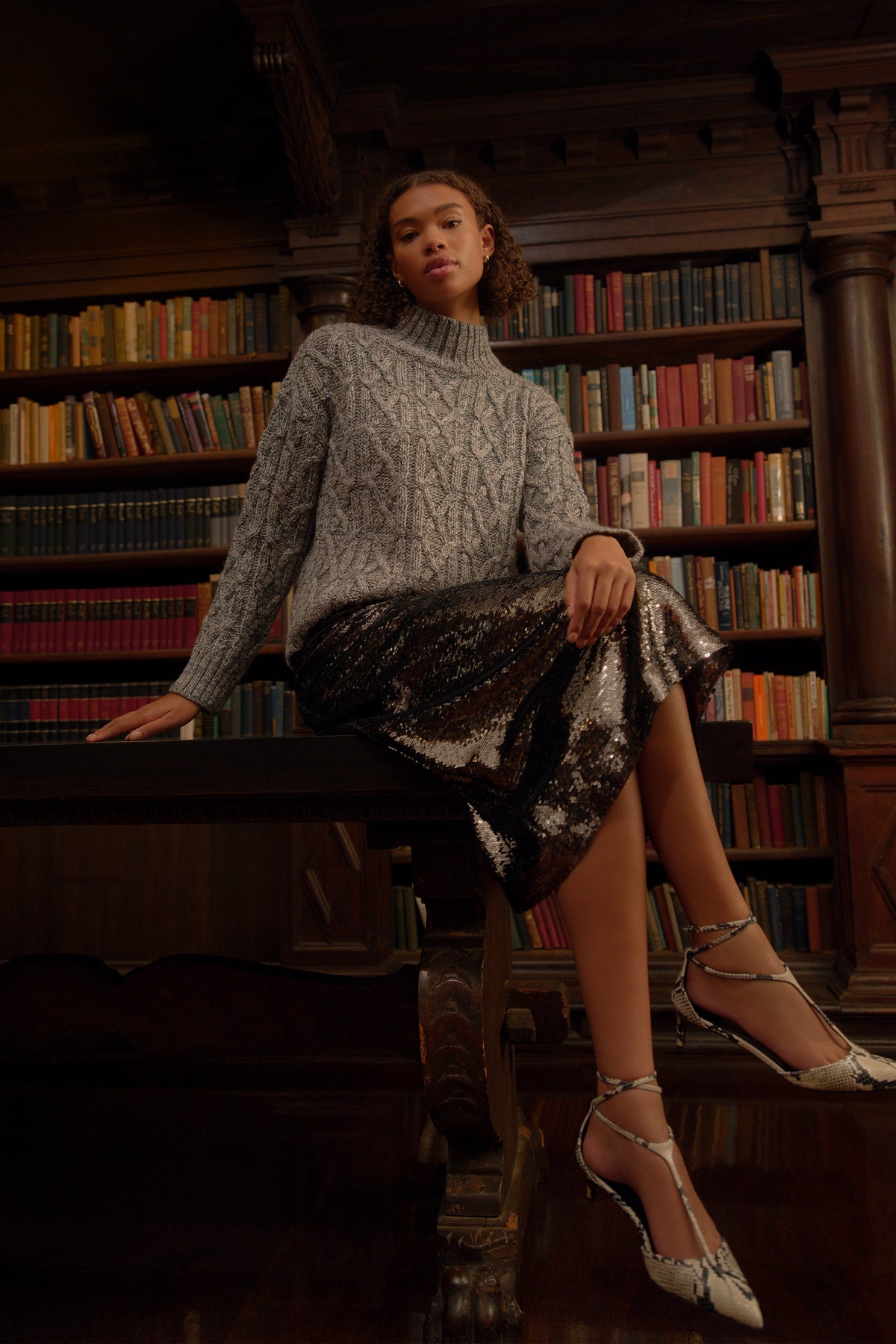 Cecile Sweater in Titanium