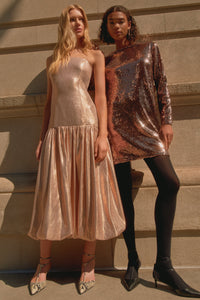 Scarlett Dress in Rose Gold