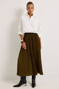 Wesley Skirt in Juniper Green