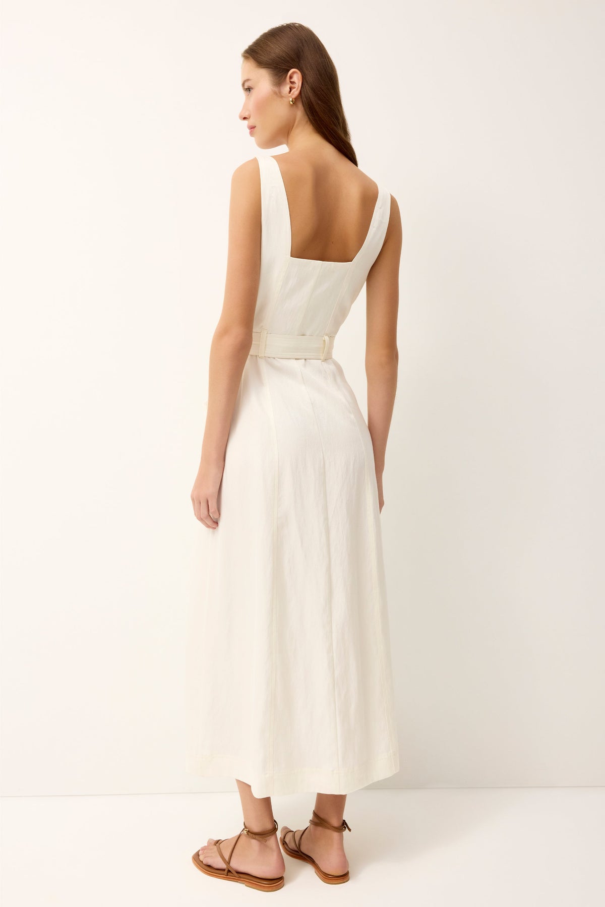 Whitner Dress in Ivory