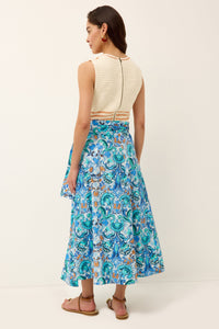 Estine Wrap Skirt in Chateau