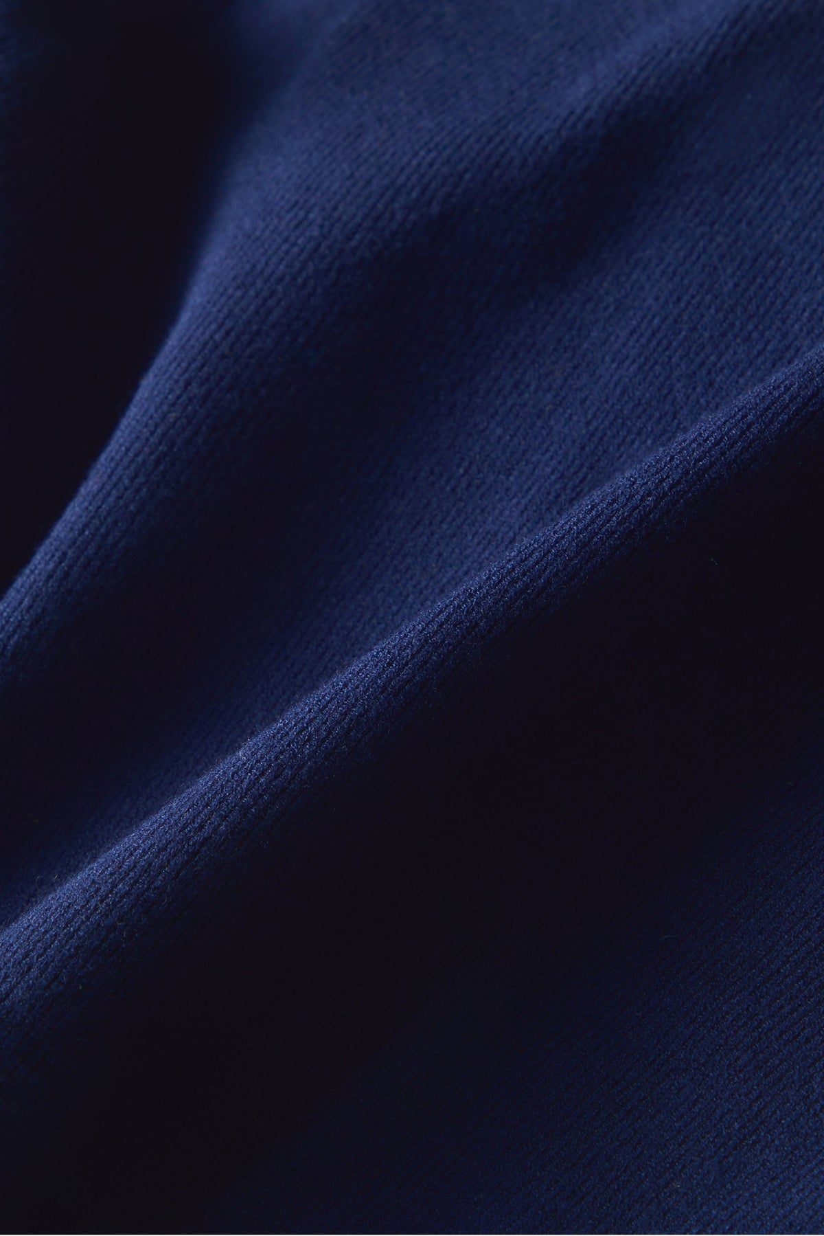 Sleeveless navy knit tank