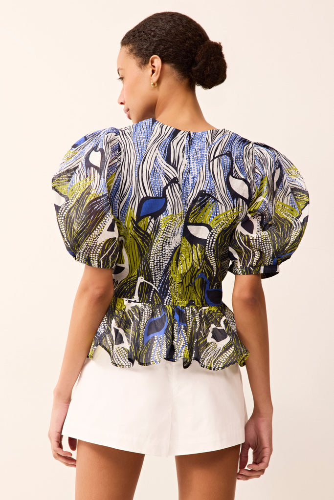 Estella Top in Heron