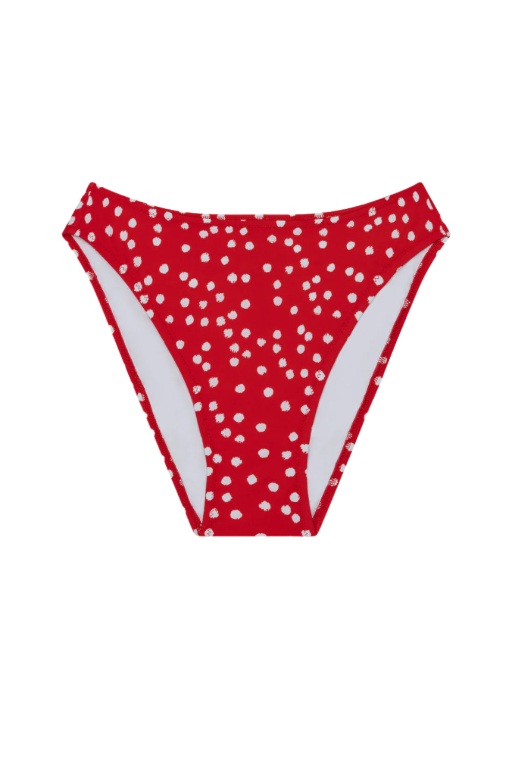 The Marie Bottom in Red Ikat Dot