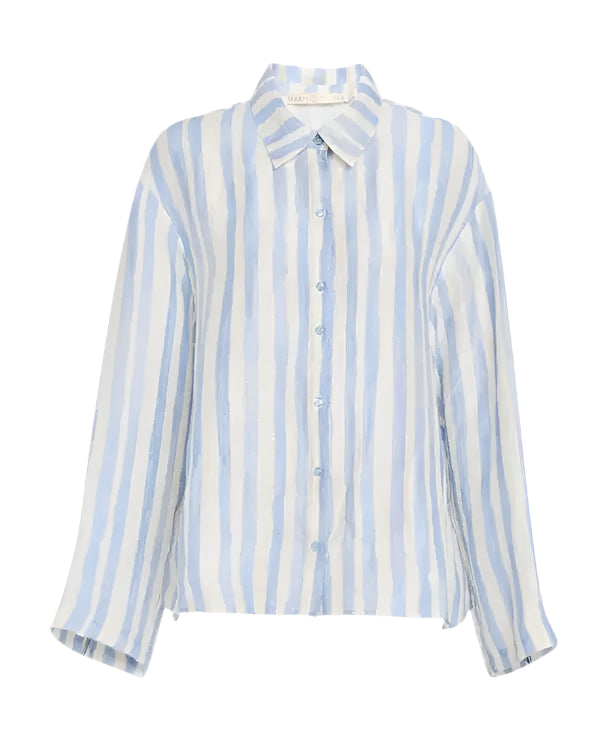 Nico Beach Shirt in Agua