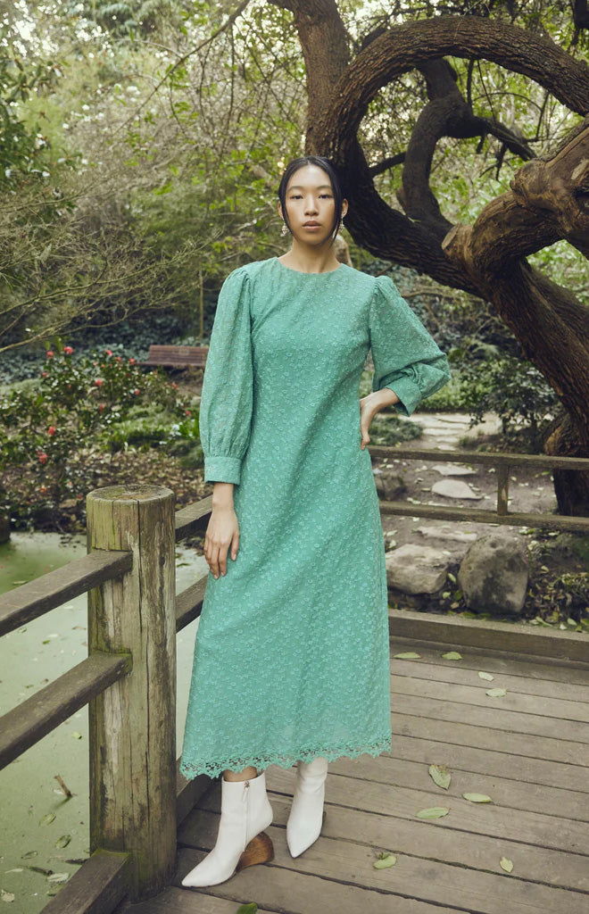 Marina Dress in Marina Green