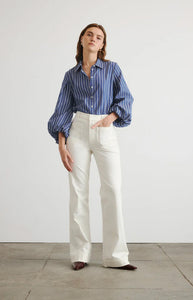 Marina Stripe Top in Maritime Blue & White