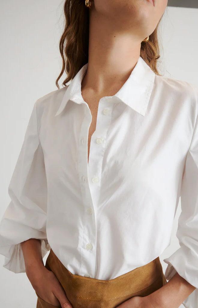 Marina Top in Optic White