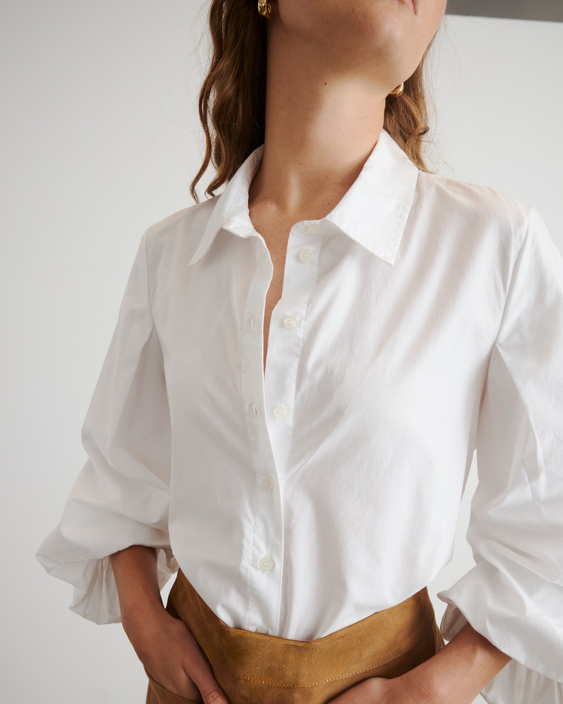 Marina Top in Optic White