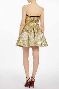 Fiora Floral Sequin Mini Dress