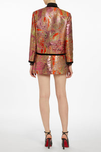 Helen Metallic Brocade Jacket