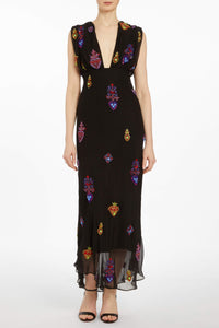 Donna Sacred Heart Beaded Dress