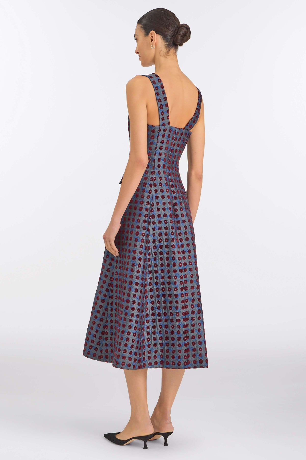 Birdie Teal Tapestry Midi Dress
