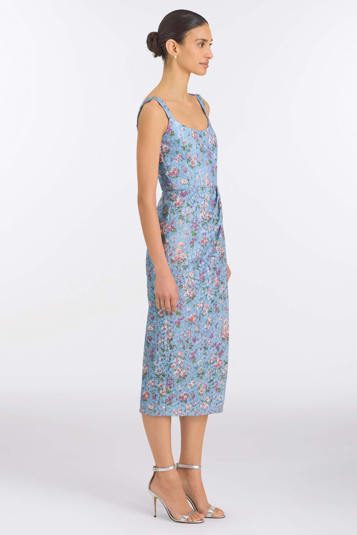 Marla Lace Wrap Skirt Midi Dress