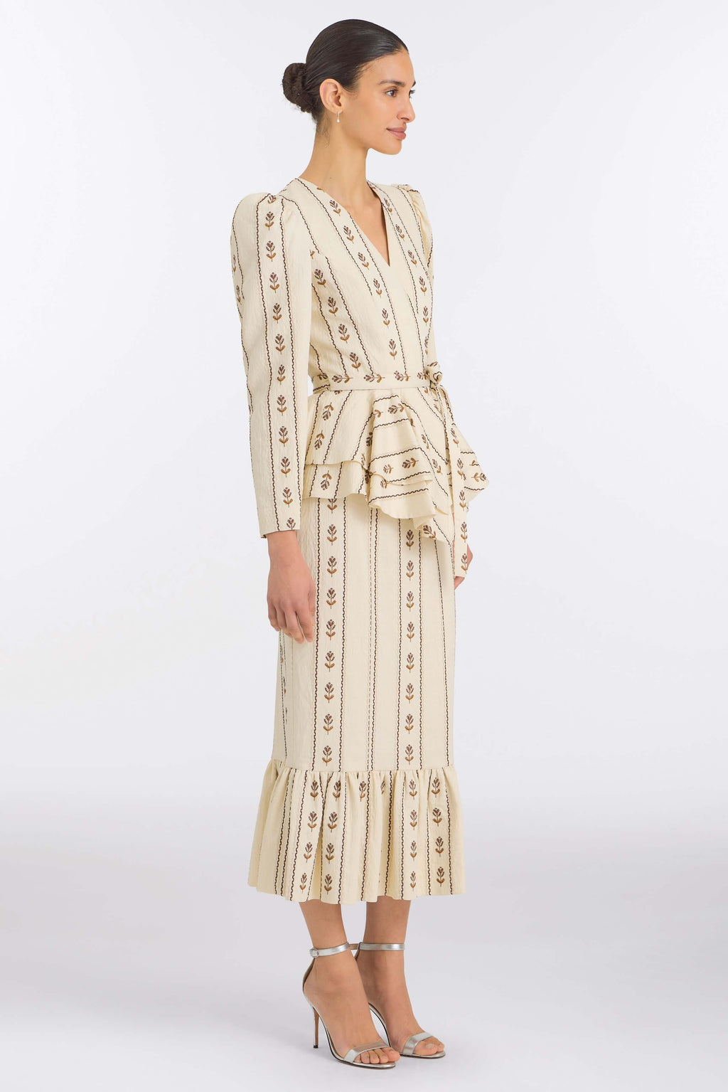Suri Ivory Linen Skirt