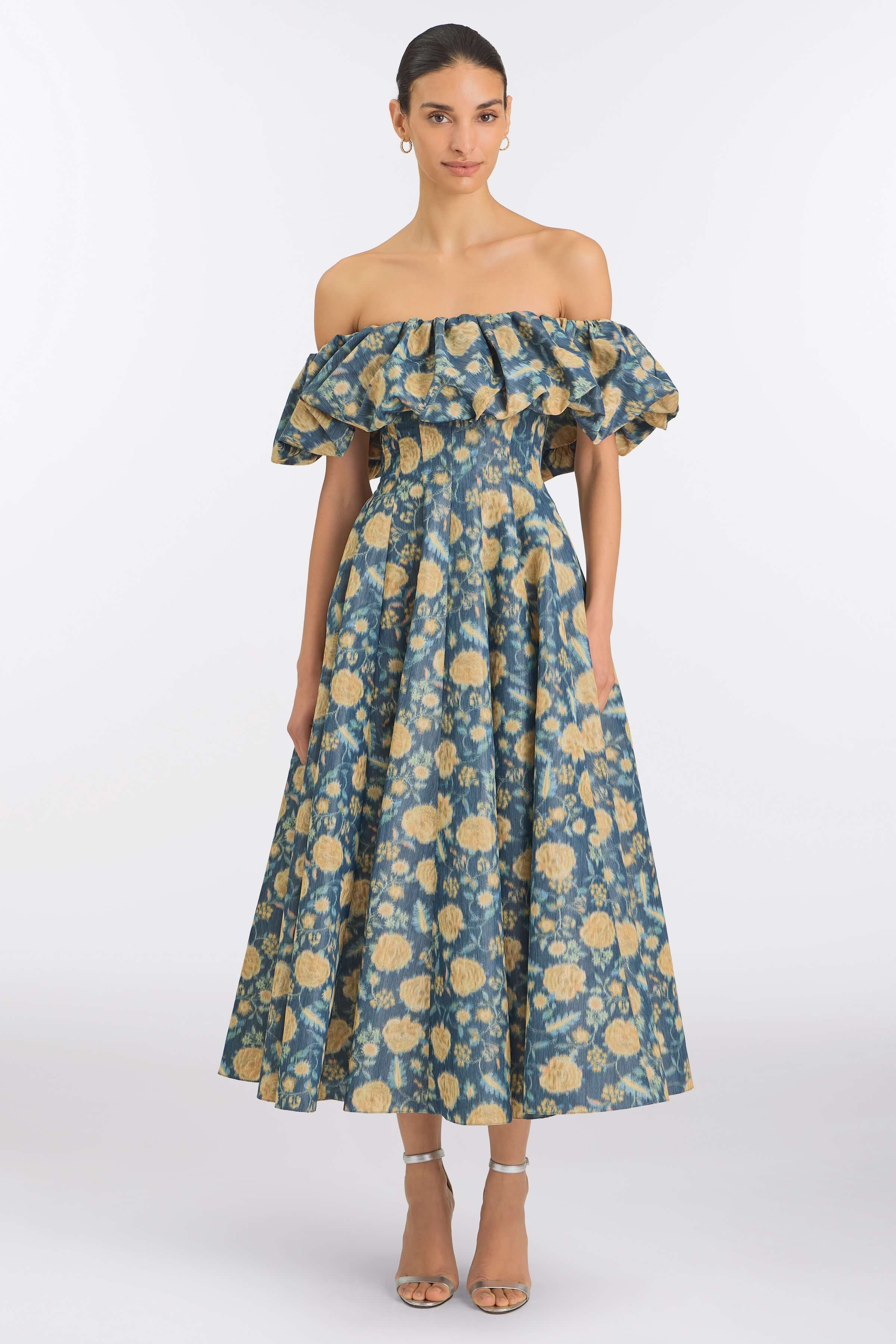markarian dress FIT Model measurements Markarian - Nara Sequined Cotton